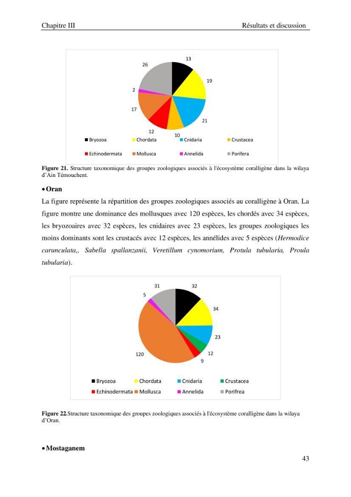Contribution à la connaissance de la faune associée à l\'écosystème coralligène de la côte Algérienne: