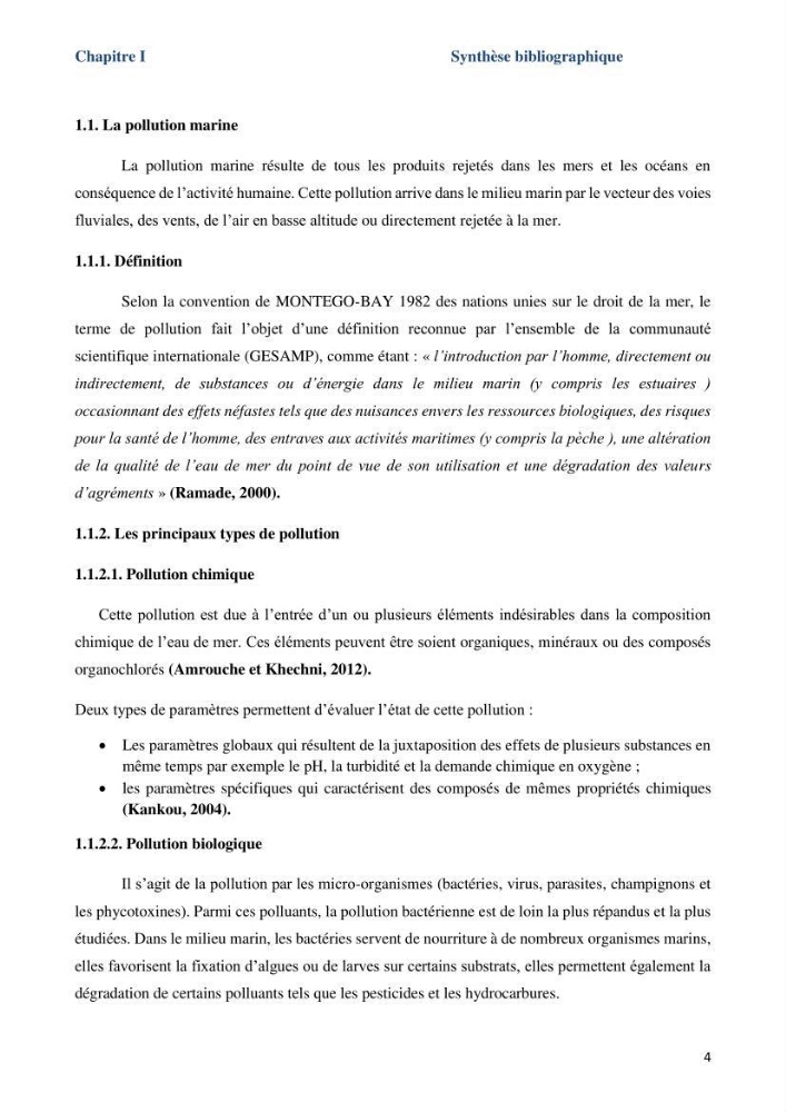 Les paramètres physicochimiques dans l’eau de mer et le sédiment de la plage Ouest de Sidi Fredj