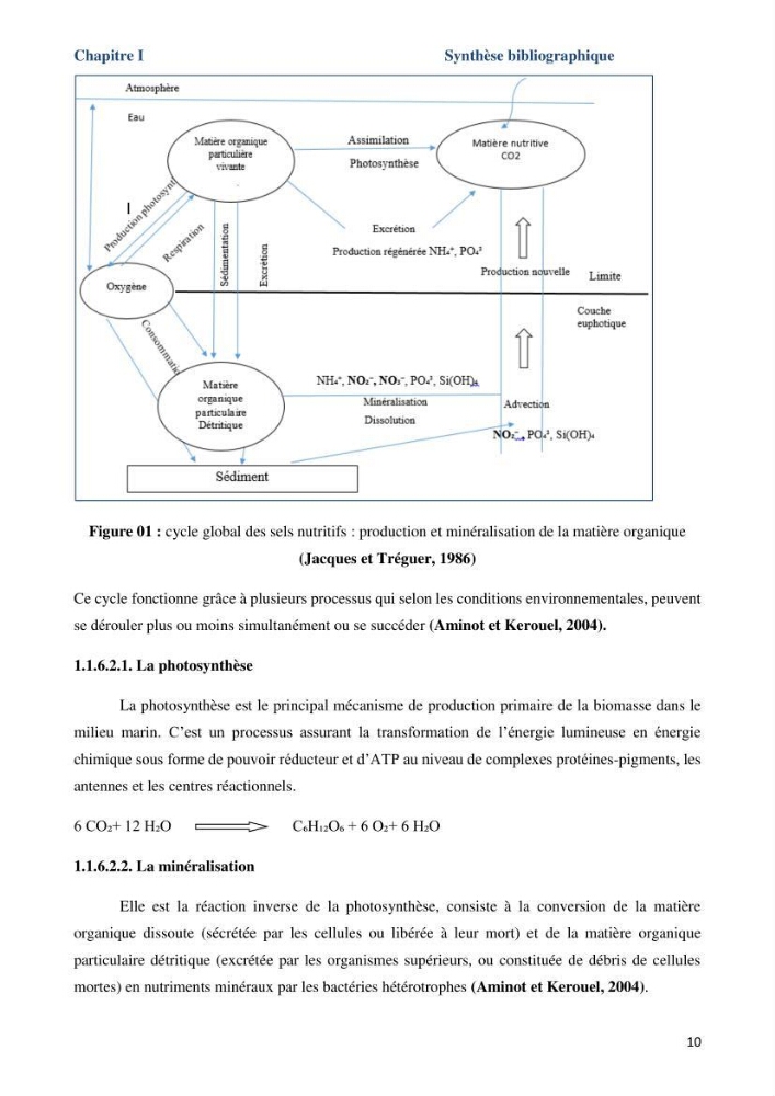 Les paramètres physicochimiques dans l’eau de mer et le sédiment de la plage Ouest de Sidi Fredj