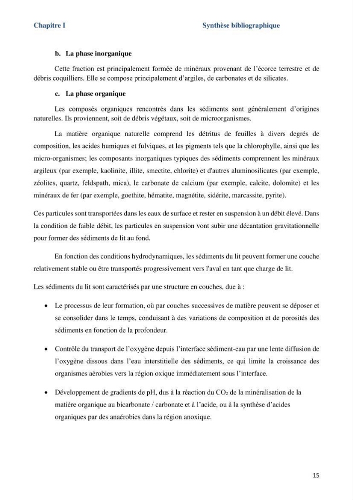 Les paramètres physicochimiques dans l’eau de mer et le sédiment de la plage Ouest de Sidi Fredj
