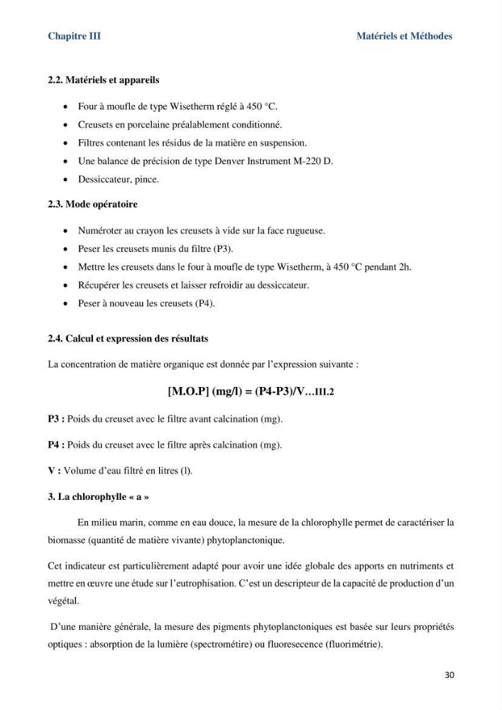 Les paramètres physicochimiques dans l’eau de mer et le sédiment de la plage Ouest de Sidi Fredj