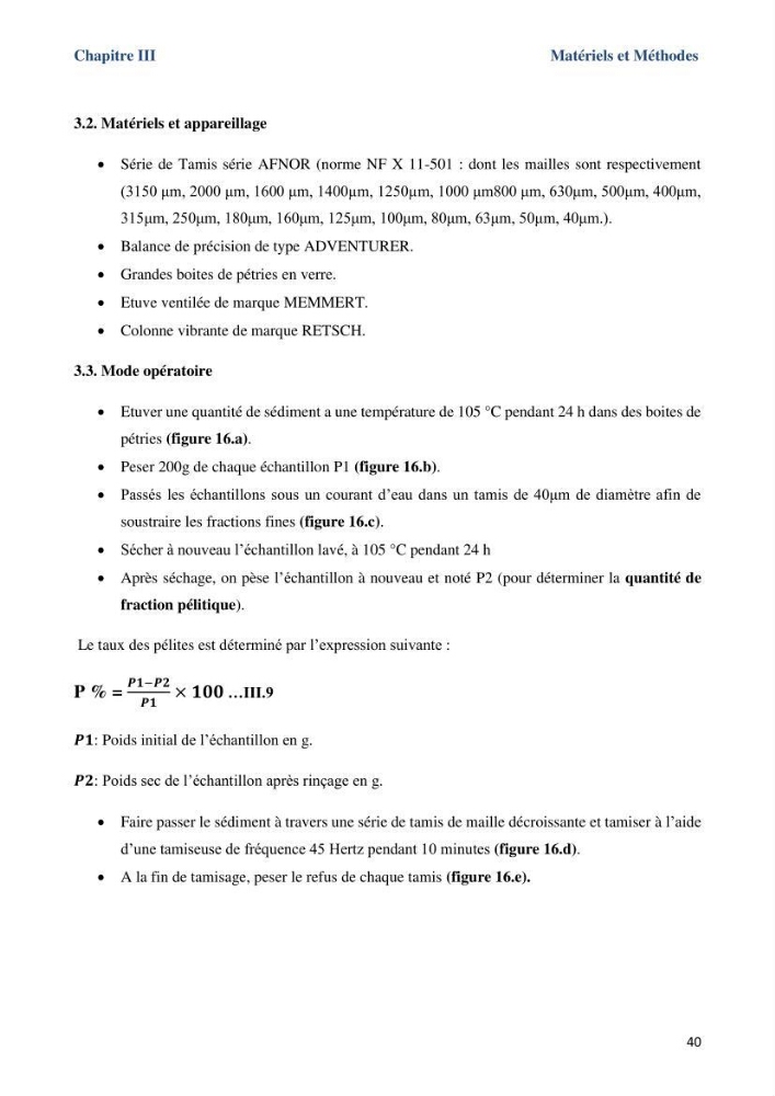 Les paramètres physicochimiques dans l’eau de mer et le sédiment de la plage Ouest de Sidi Fredj