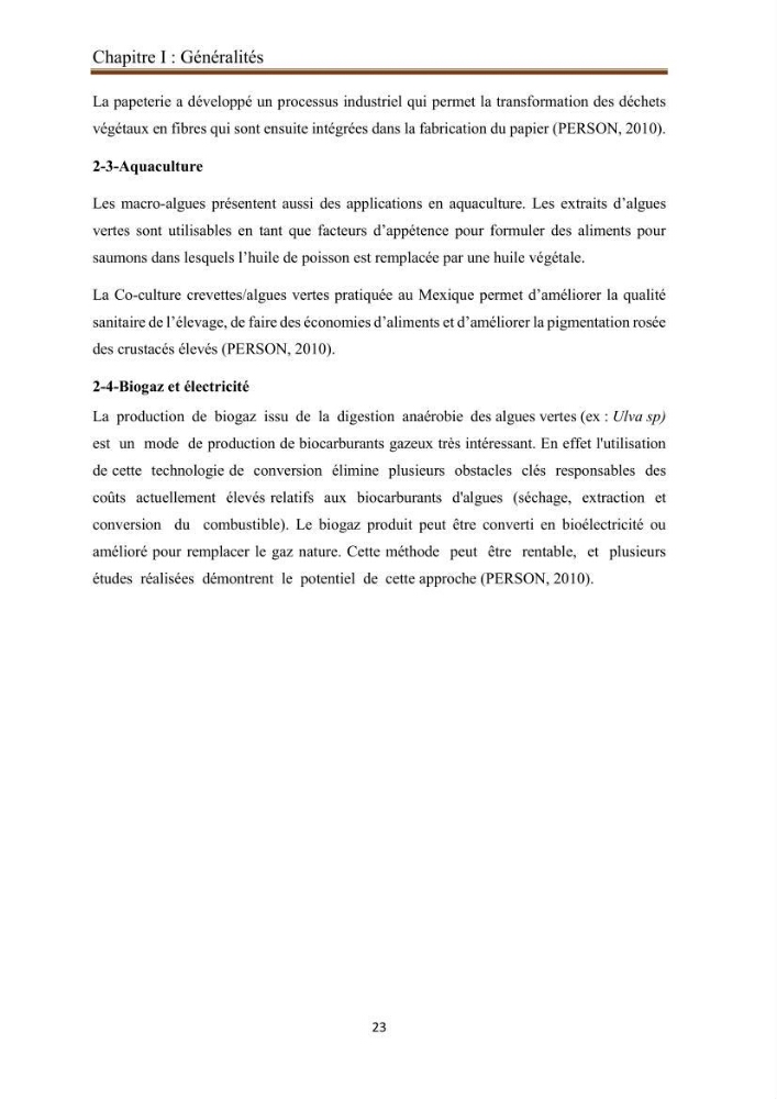 Actualisation de la taxonomie et de l\'inventaire des chlorobiontes des côtes Algériennes et mise en évidence des espèces aquacole