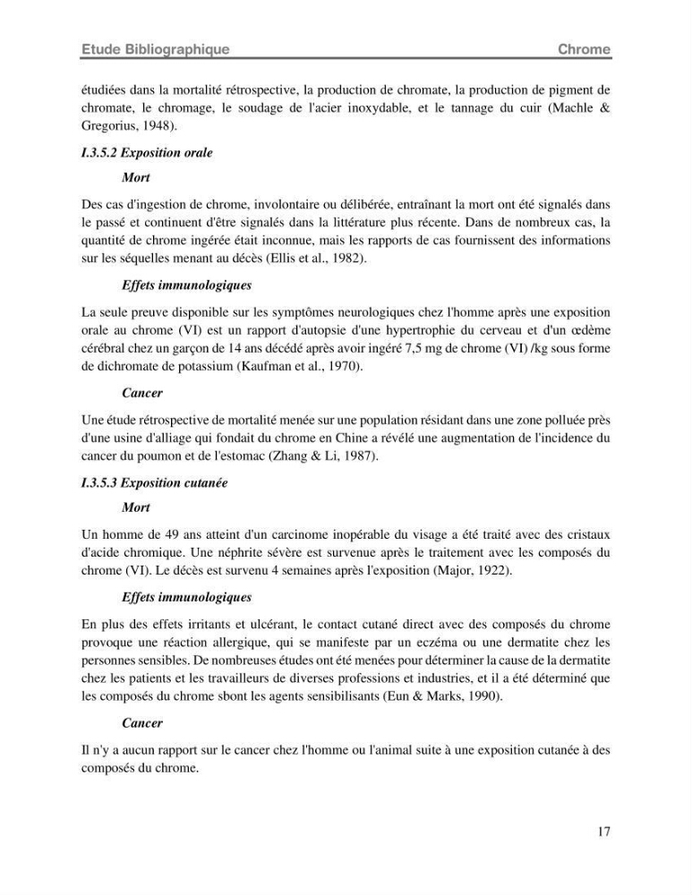 Etude de la fixation du chrome hexavalent sur une argile minérale