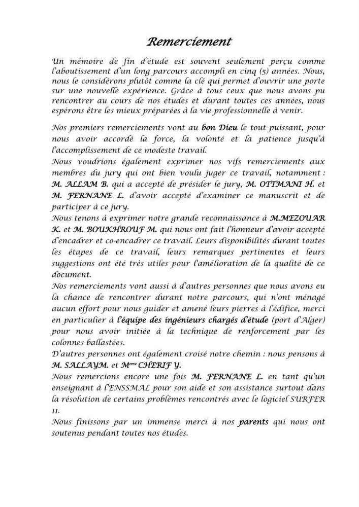 Travaux de consolidation des terre-pleins du terminal à conteneur du port d’Alger par les colonnes ballastées voie humide: