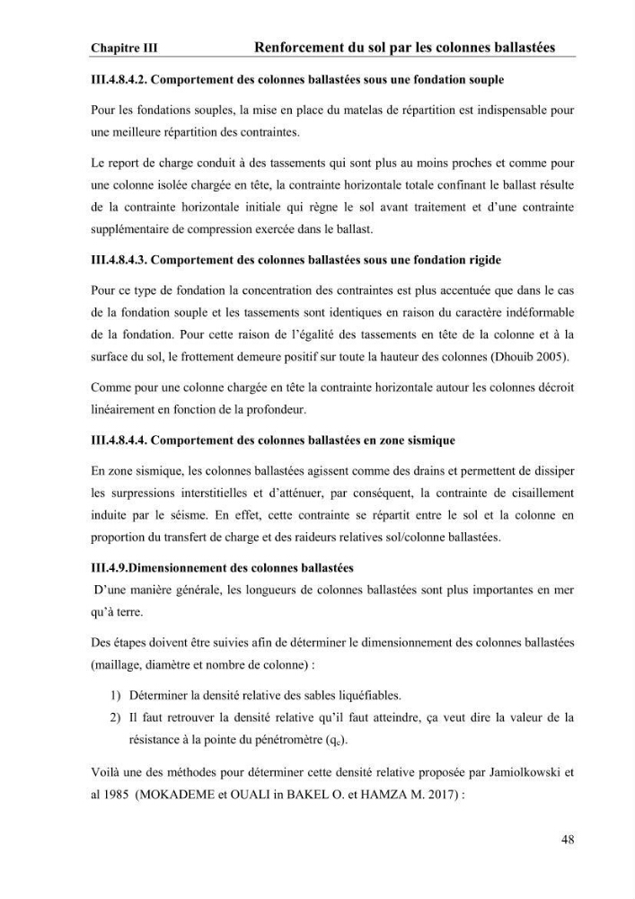 Travaux de consolidation des terre-pleins du terminal à conteneur du port d’Alger par les colonnes ballastées voie humide: