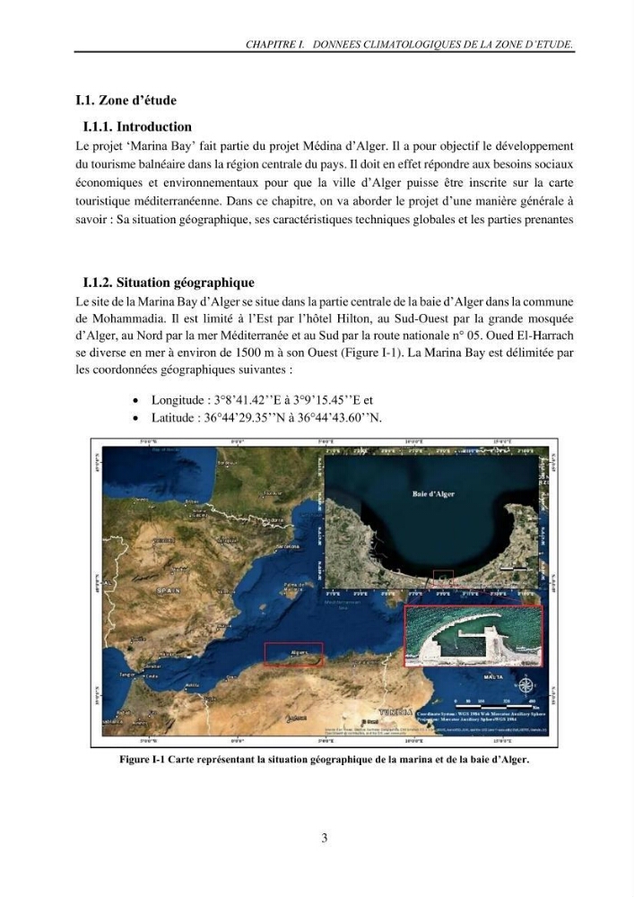 Machine Learning pour l\'étude de la performance hydraulique des ouvrages portuaires: cas Marina d\'Alger