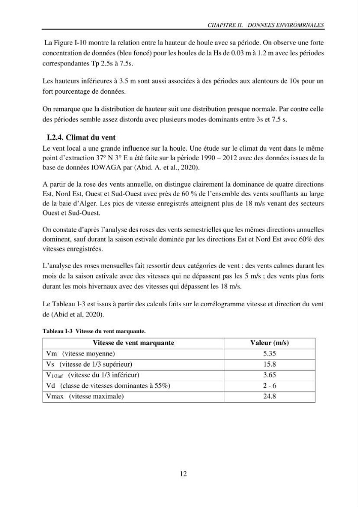 Machine Learning pour l\'étude de la performance hydraulique des ouvrages portuaires: cas Marina d\'Alger