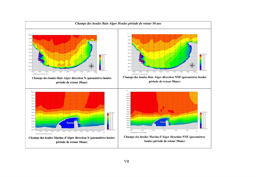 Machine Learning pour l\'étude de la performance hydraulique des ouvrages portuaires: cas Marina d\'Alger