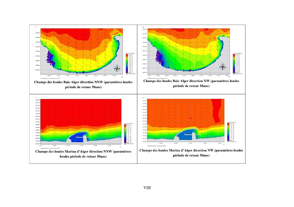 Machine Learning pour l\'étude de la performance hydraulique des ouvrages portuaires: cas Marina d\'Alger