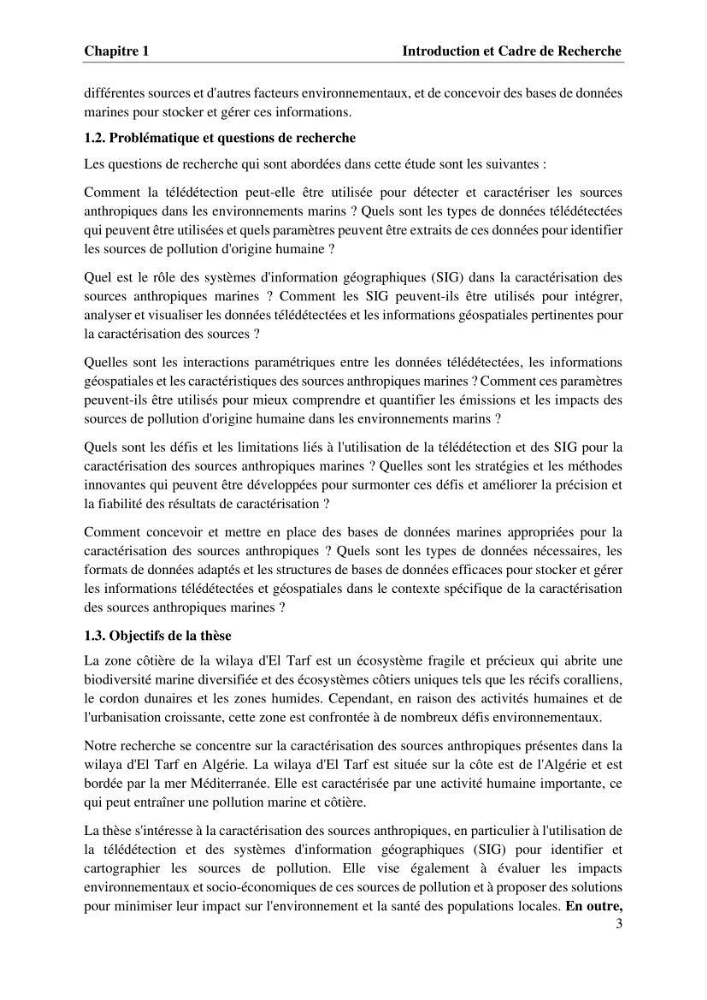 La télédétection et les systèmes d’information géographiques pour l’aide à la caractérisation des sources anthropiques: interactions paramétriques et conception des bases de données marines