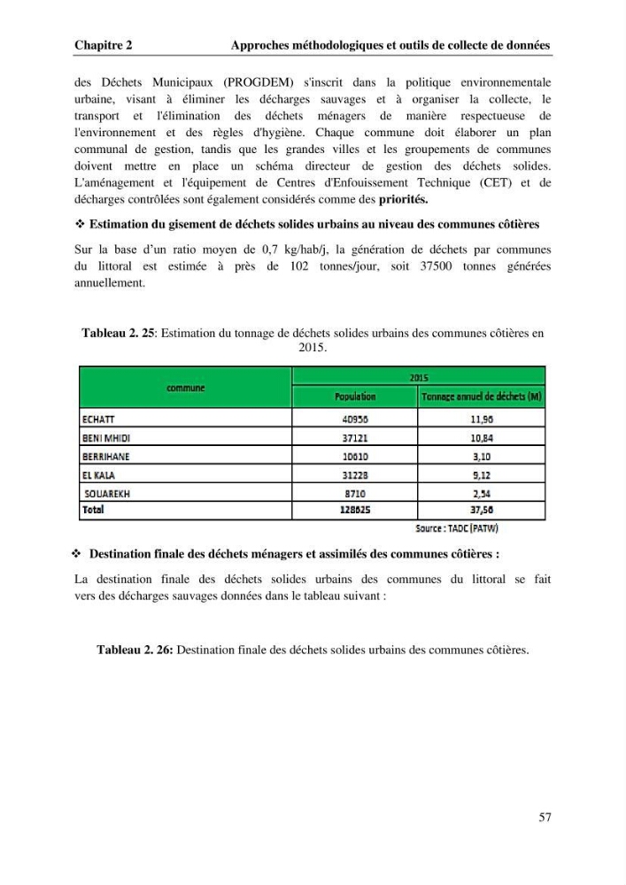La télédétection et les systèmes d’information géographiques pour l’aide à la caractérisation des sources anthropiques: interactions paramétriques et conception des bases de données marines