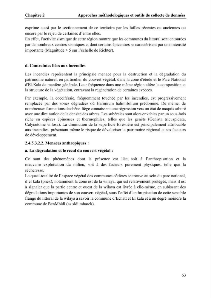 La télédétection et les systèmes d’information géographiques pour l’aide à la caractérisation des sources anthropiques: interactions paramétriques et conception des bases de données marines