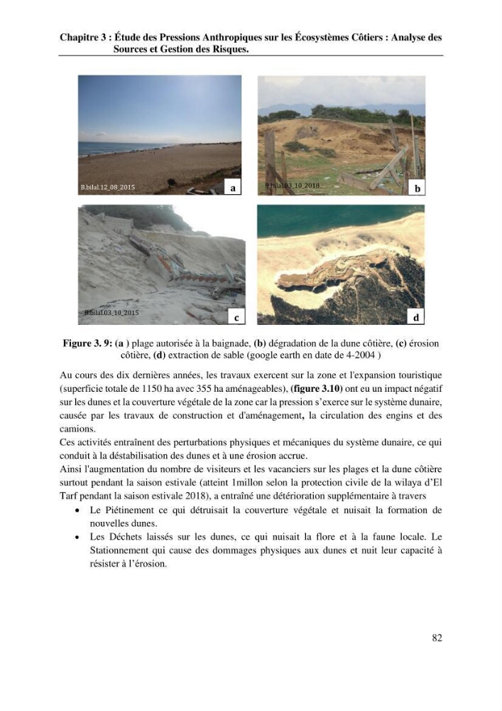 La télédétection et les systèmes d’information géographiques pour l’aide à la caractérisation des sources anthropiques: interactions paramétriques et conception des bases de données marines