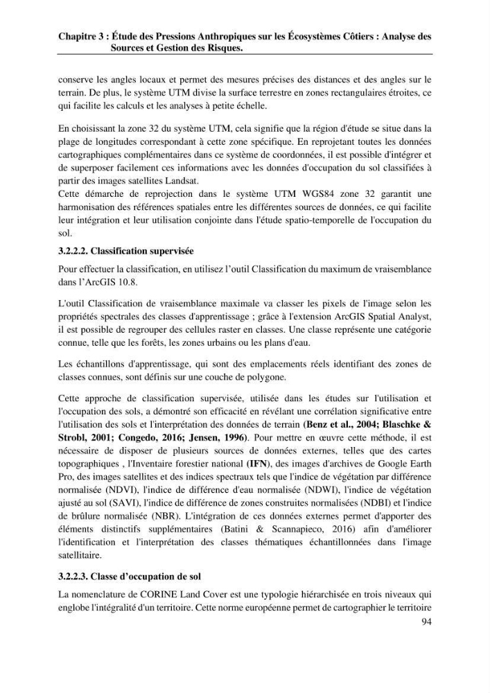La télédétection et les systèmes d’information géographiques pour l’aide à la caractérisation des sources anthropiques: interactions paramétriques et conception des bases de données marines