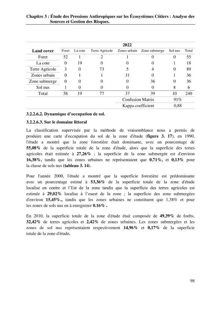 La télédétection et les systèmes d’information géographiques pour l’aide à la caractérisation des sources anthropiques: interactions paramétriques et conception des bases de données marines