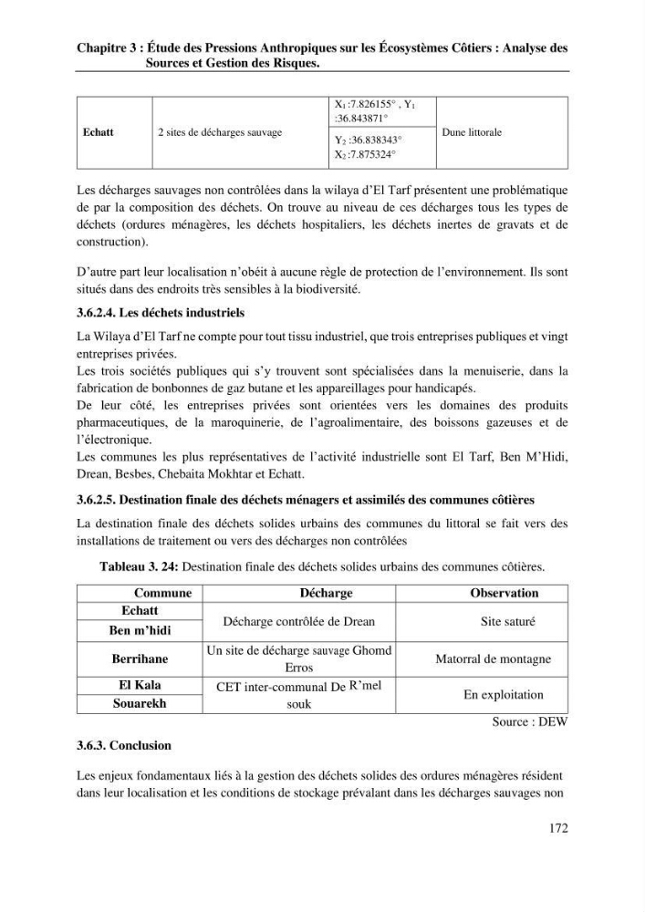 La télédétection et les systèmes d’information géographiques pour l’aide à la caractérisation des sources anthropiques: interactions paramétriques et conception des bases de données marines