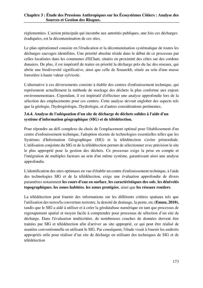 La télédétection et les systèmes d’information géographiques pour l’aide à la caractérisation des sources anthropiques: interactions paramétriques et conception des bases de données marines