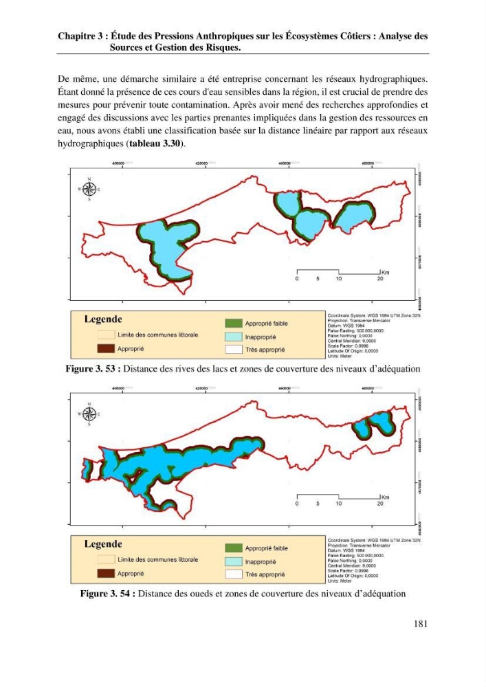 La télédétection et les systèmes d’information géographiques pour l’aide à la caractérisation des sources anthropiques: interactions paramétriques et conception des bases de données marines