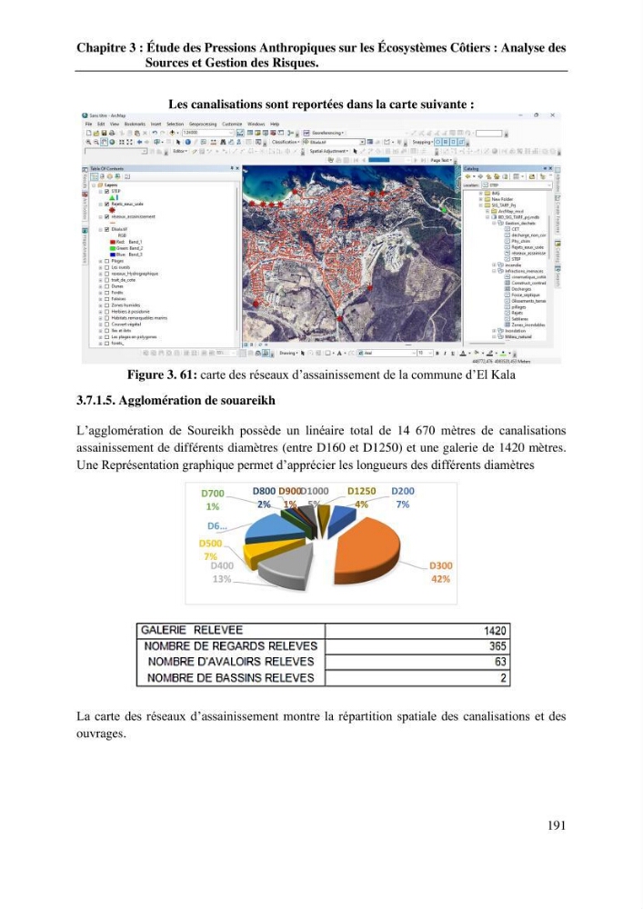 La télédétection et les systèmes d’information géographiques pour l’aide à la caractérisation des sources anthropiques: interactions paramétriques et conception des bases de données marines