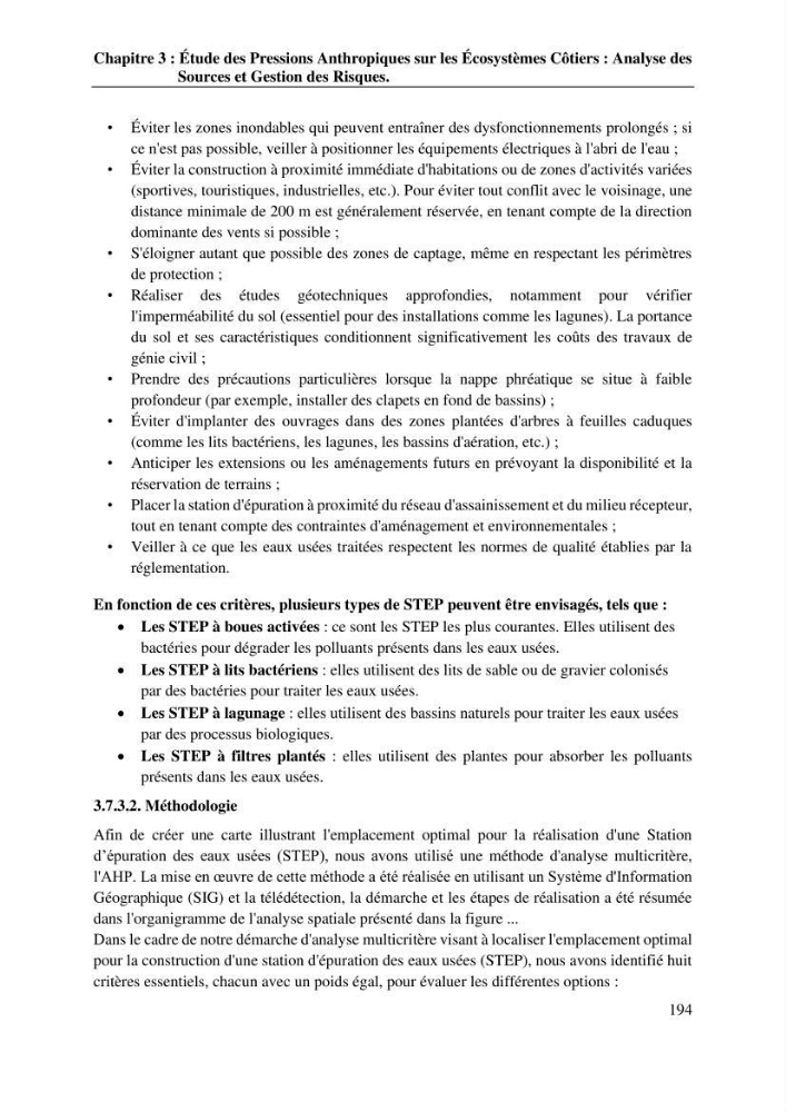 La télédétection et les systèmes d’information géographiques pour l’aide à la caractérisation des sources anthropiques: interactions paramétriques et conception des bases de données marines