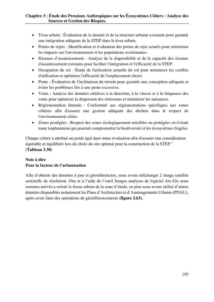 La télédétection et les systèmes d’information géographiques pour l’aide à la caractérisation des sources anthropiques: interactions paramétriques et conception des bases de données marines
