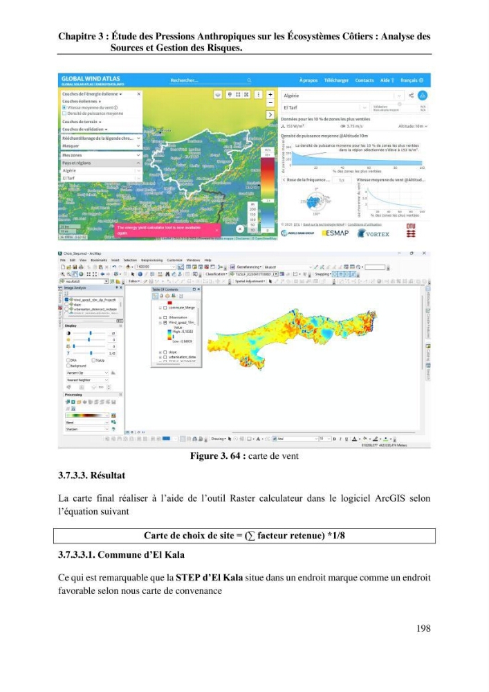 La télédétection et les systèmes d’information géographiques pour l’aide à la caractérisation des sources anthropiques: interactions paramétriques et conception des bases de données marines