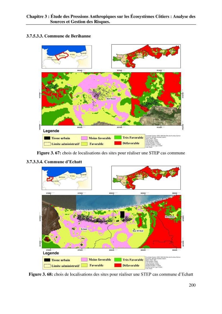 La télédétection et les systèmes d’information géographiques pour l’aide à la caractérisation des sources anthropiques: interactions paramétriques et conception des bases de données marines