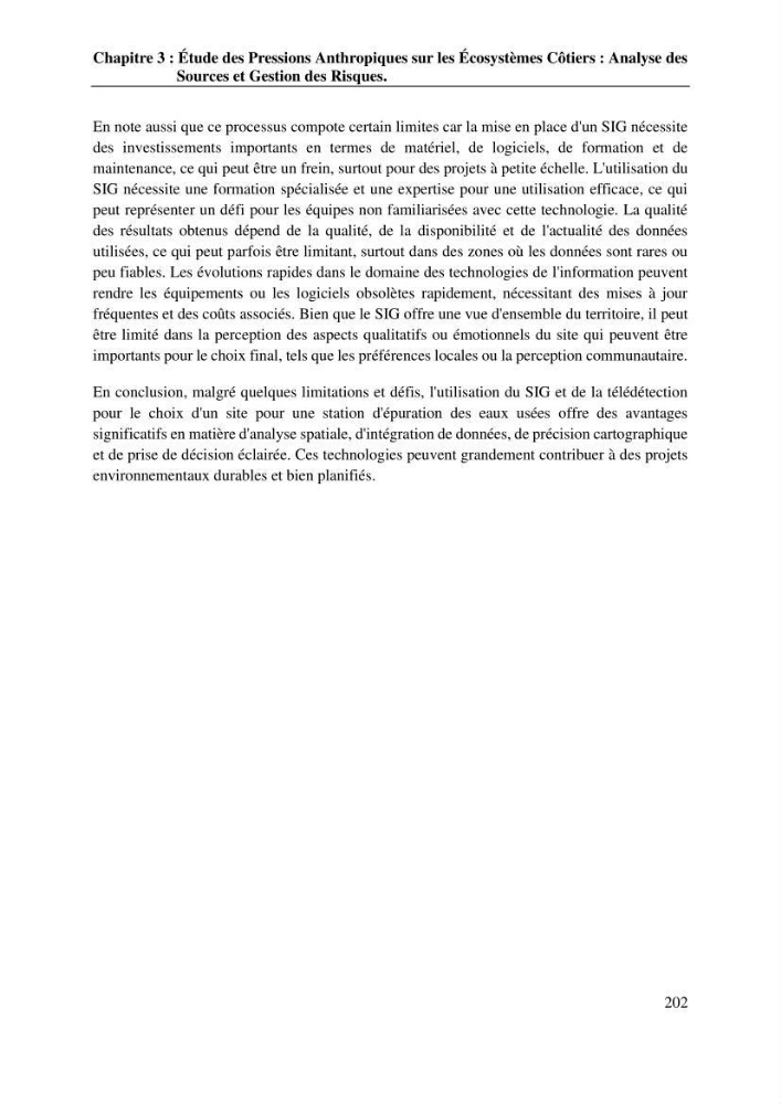 La télédétection et les systèmes d’information géographiques pour l’aide à la caractérisation des sources anthropiques: interactions paramétriques et conception des bases de données marines