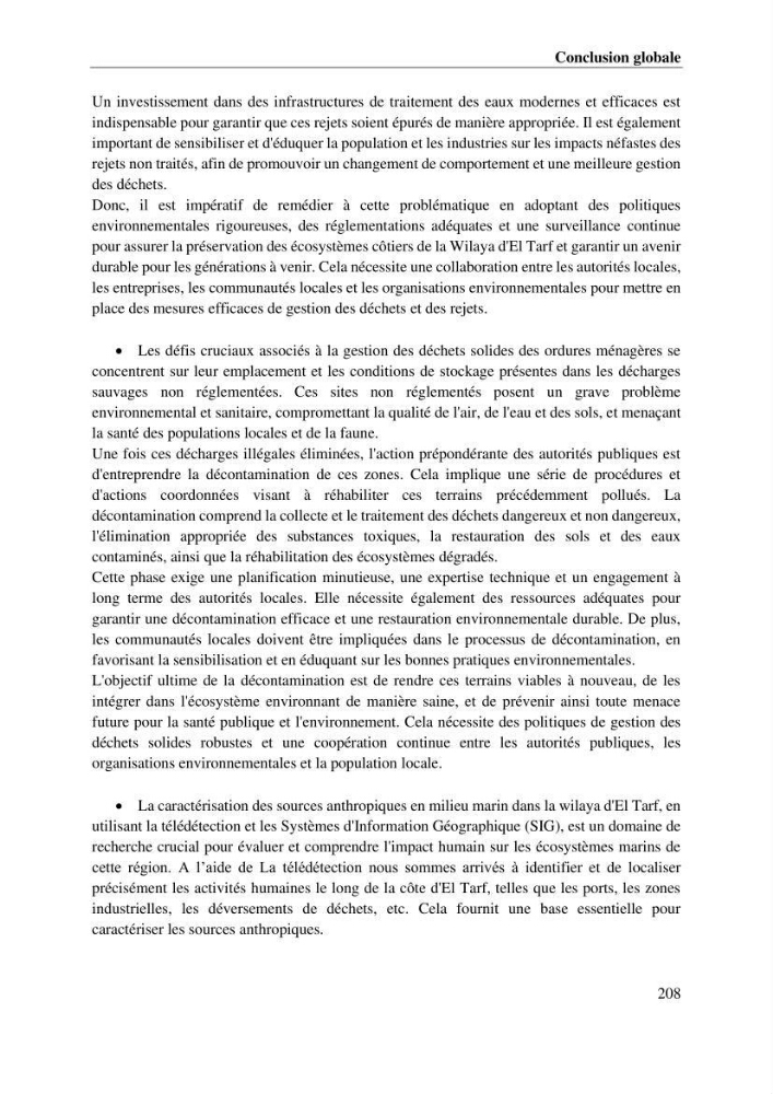 La télédétection et les systèmes d’information géographiques pour l’aide à la caractérisation des sources anthropiques: interactions paramétriques et conception des bases de données marines
