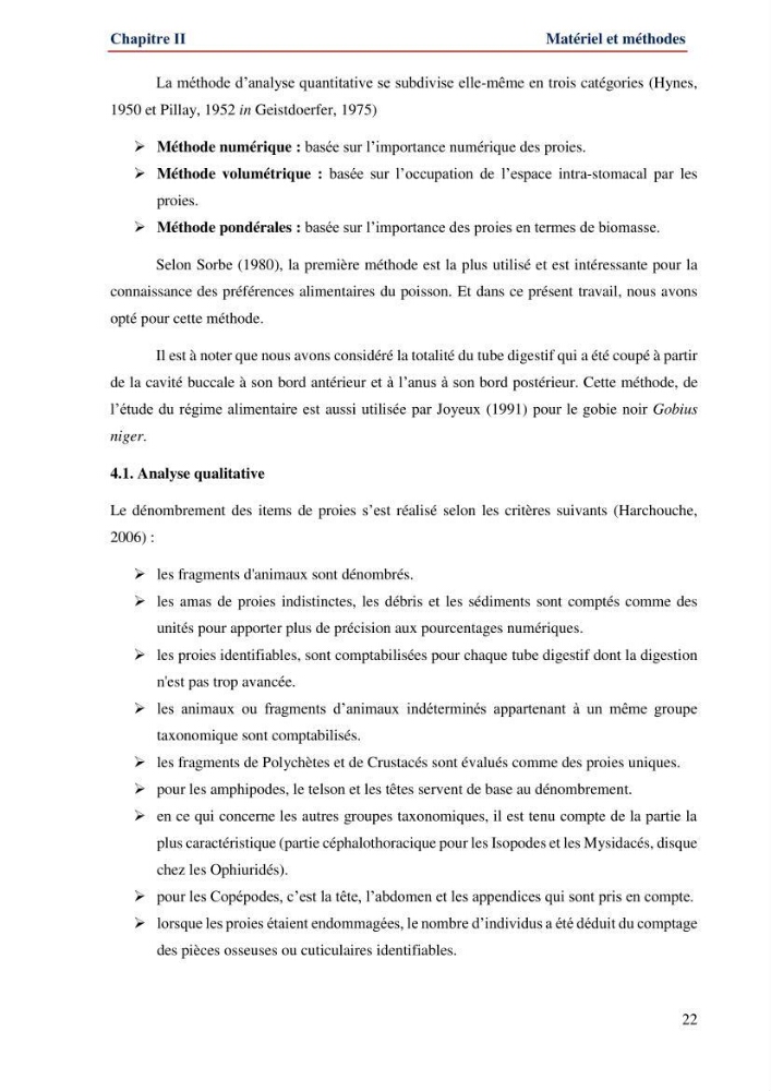 Contribution à l\'étude de la famille des Gobiidae (Ostéichtyens,Actinoptérygiens) du bassin algerien: inventaire de la famille et régime alimentaire du gobie Gobius niger Linnaeus, 1758)