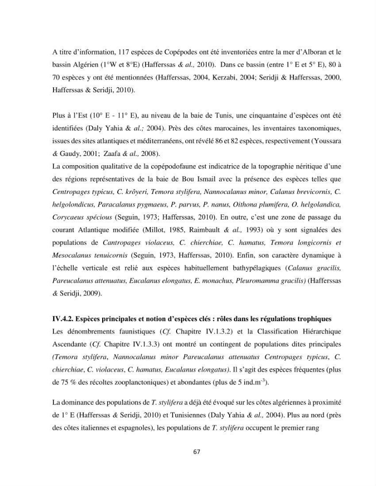 Peuplements zooplanctoniques et ichtyologiques (Clupéidae, Engraulidae) de la côte algéroise : interactions, flux de matières et conséquences sur les stocks halieutiques