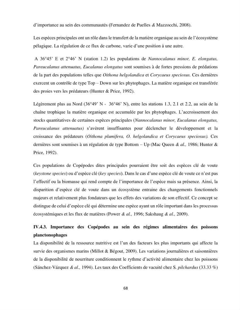 Peuplements zooplanctoniques et ichtyologiques (Clupéidae, Engraulidae) de la côte algéroise : interactions, flux de matières et conséquences sur les stocks halieutiques
