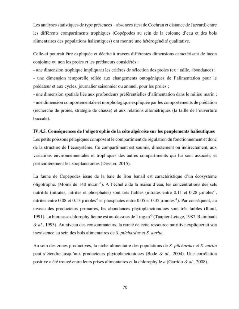 Peuplements zooplanctoniques et ichtyologiques (Clupéidae, Engraulidae) de la côte algéroise : interactions, flux de matières et conséquences sur les stocks halieutiques