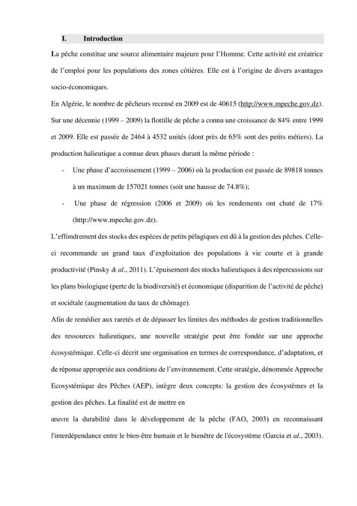 Peuplements zooplanctoniques et ichtyologiques (Clupéidae, Engraulidae) de la côte algéroise : interactions, flux de matières et conséquences sur les stocks halieutiques