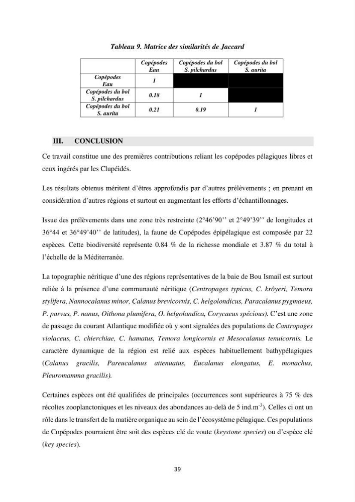 Peuplements zooplanctoniques et ichtyologiques (Clupéidae, Engraulidae) de la côte algéroise : interactions, flux de matières et conséquences sur les stocks halieutiques