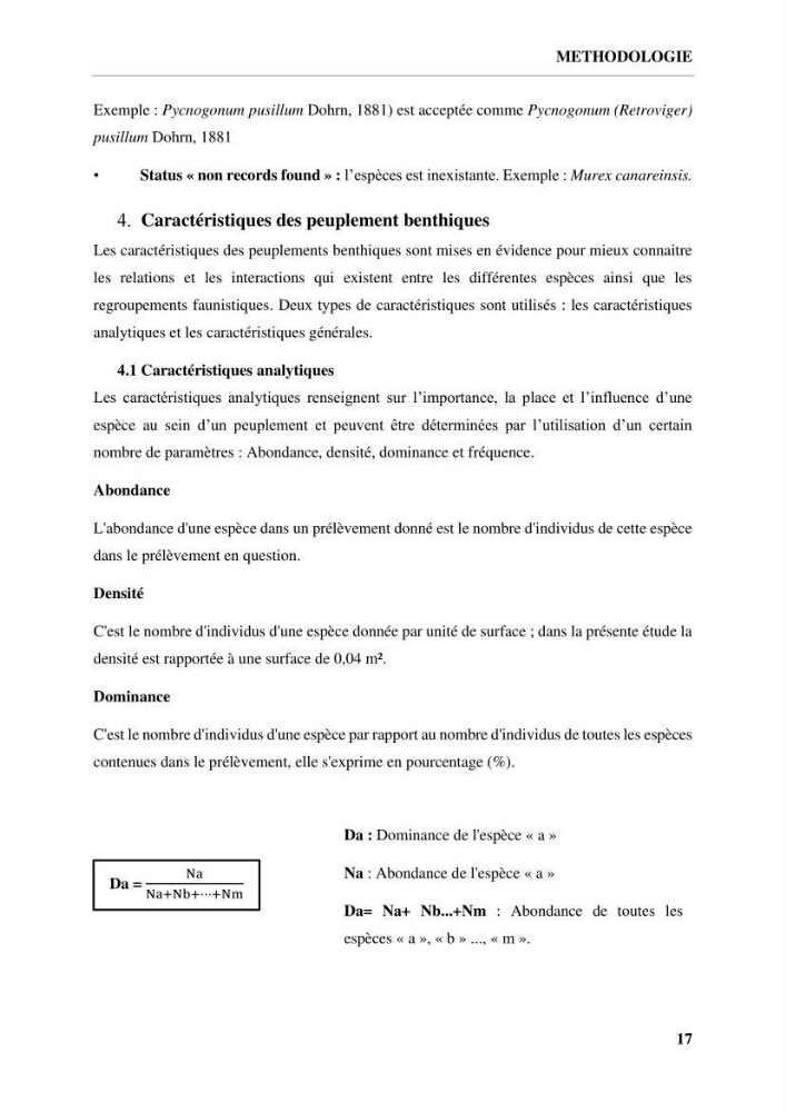 Inventaire des crustacés des milieux insulaires de l’Ouest Algérien