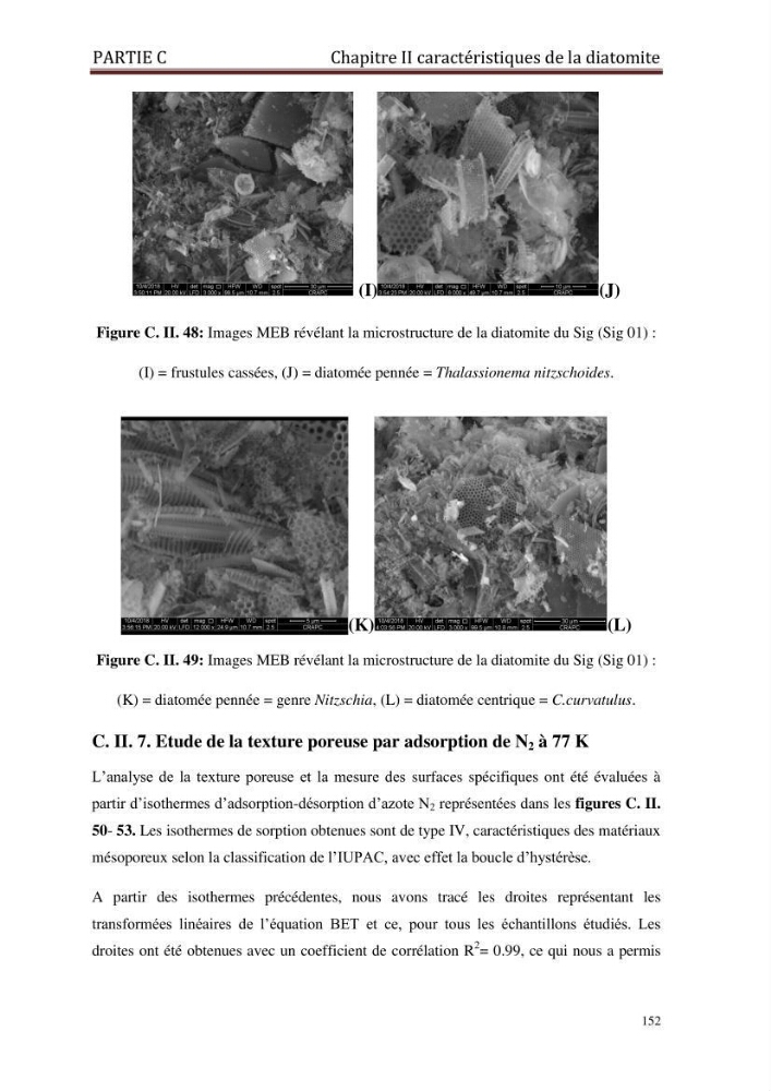 Identification, caractérisation et applications des diatomées fossiles de la région de Mostaganem:
