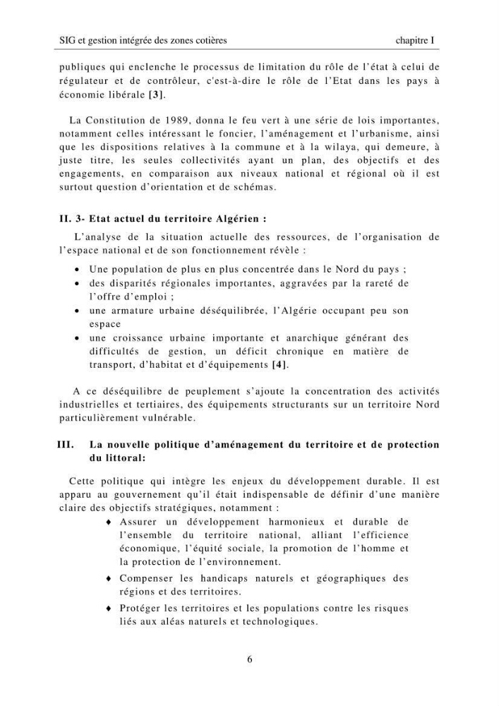 SIG et gestion intégrée des zones côtières en Algerie, difficultés d\'intégration et pistes de sollutions