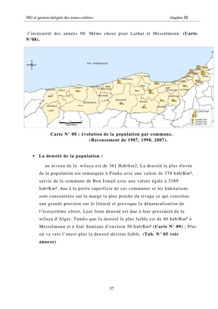 SIG et gestion intégrée des zones côtières en Algerie, difficultés d\'intégration et pistes de sollutions