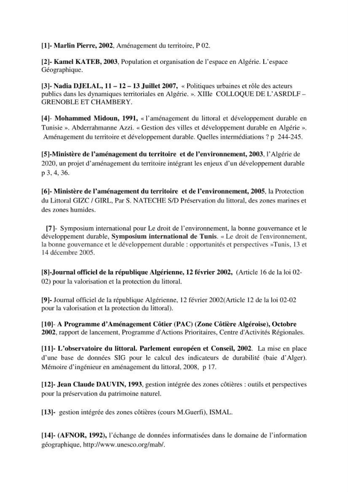 SIG et gestion intégrée des zones côtières en Algerie, difficultés d\'intégration et pistes de sollutions