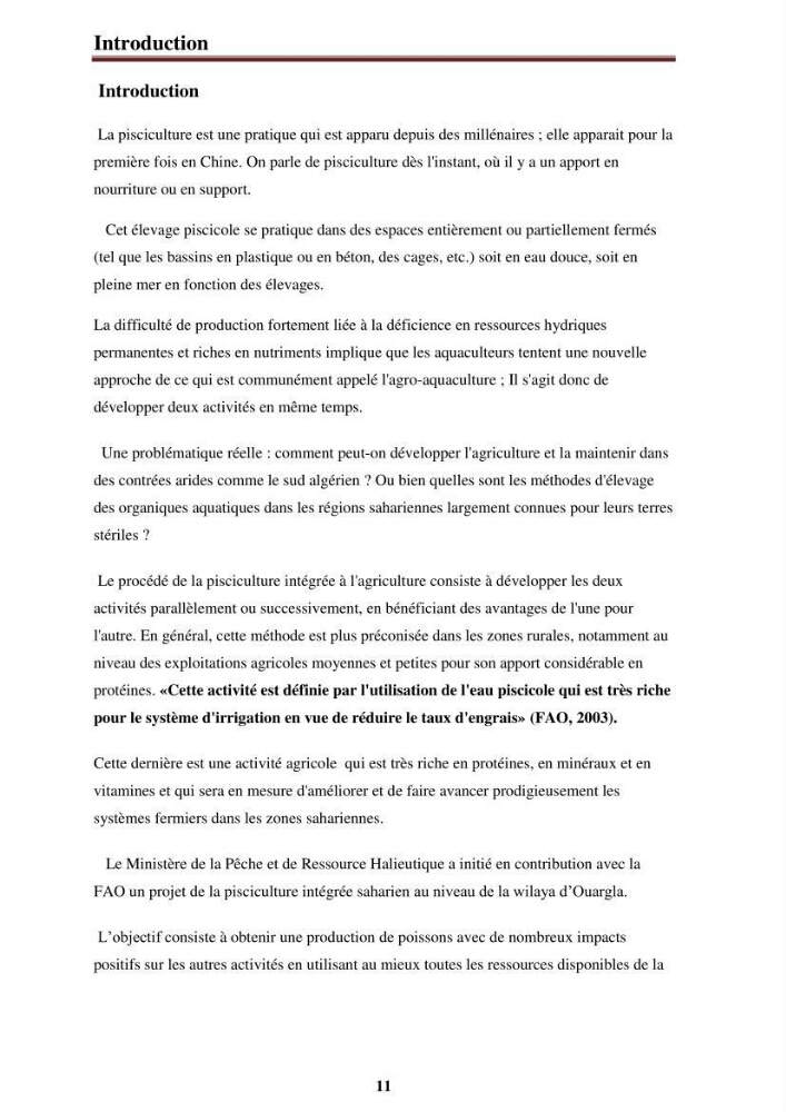 La contribution de l\'intégration de la pisciculture à l\'agriculture durable et responsable: