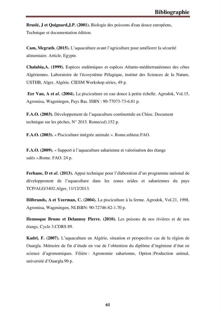 La contribution de l\'intégration de la pisciculture à l\'agriculture durable et responsable: