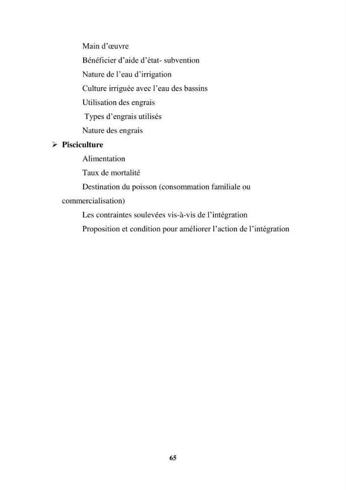 La contribution de l\'intégration de la pisciculture à l\'agriculture durable et responsable: