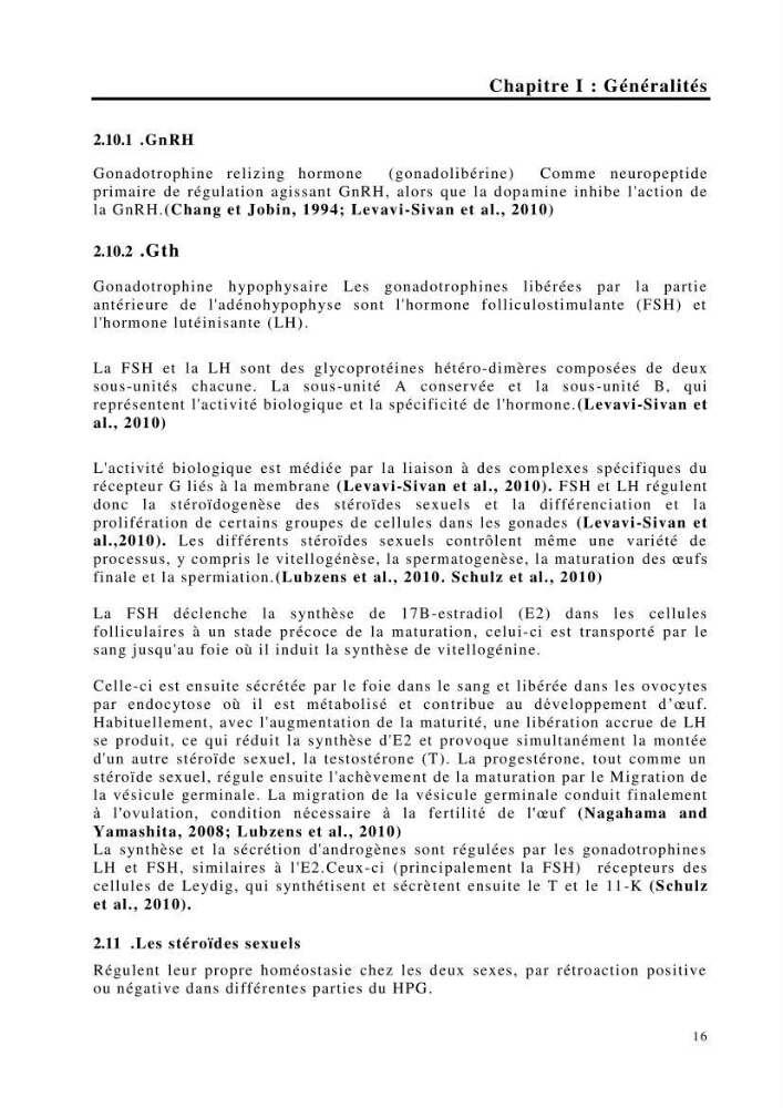 Maîtrise et suivi de la reproduction de quelques espèces de poissons d’eau douce