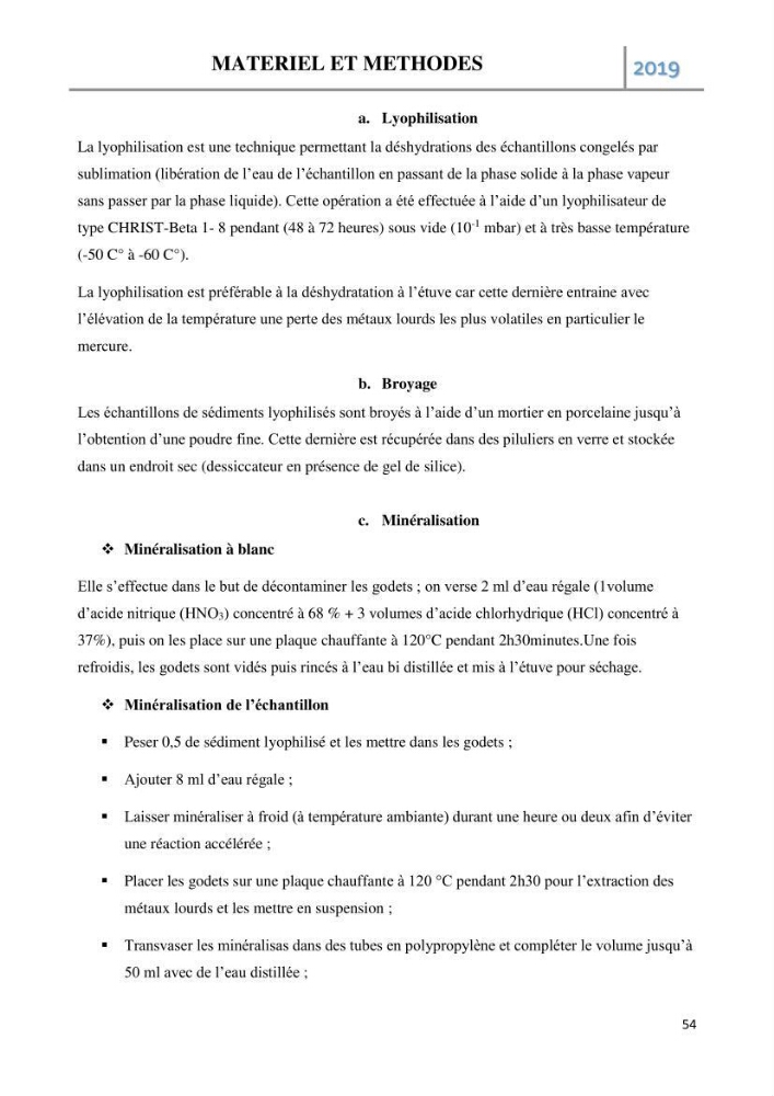 Etude des paramètres d’évaluation des matrices eau et sédiments des plages Est et Ouest de Sidi-Fredj