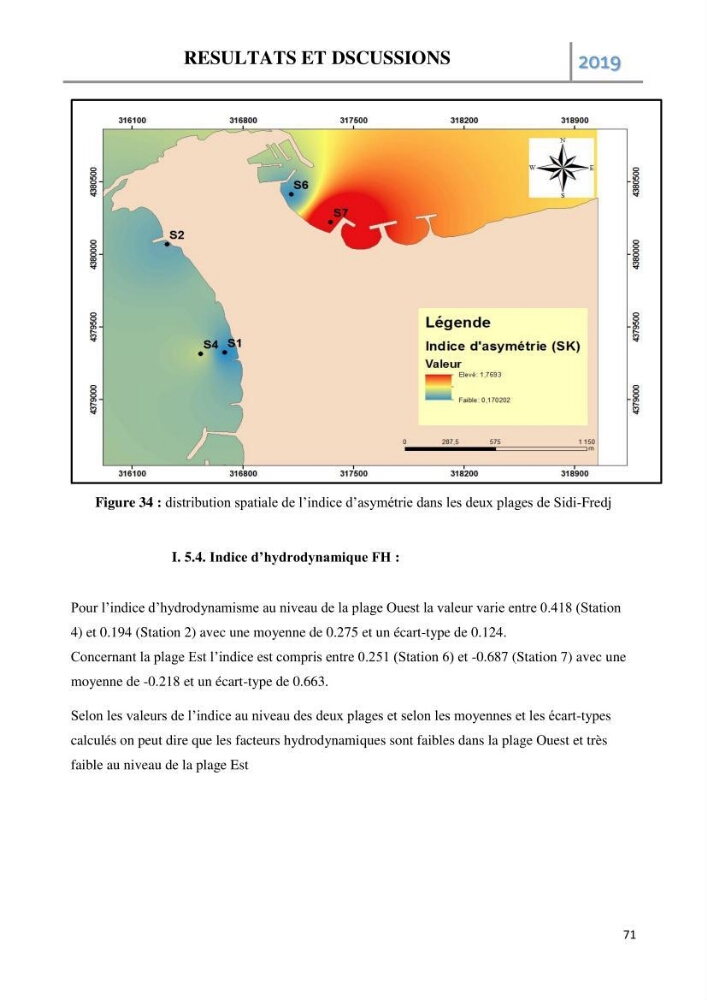 Etude des paramètres d’évaluation des matrices eau et sédiments des plages Est et Ouest de Sidi-Fredj