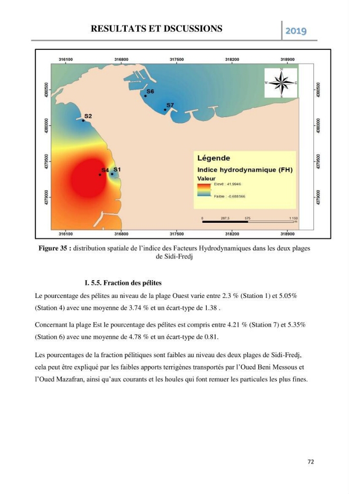 Etude des paramètres d’évaluation des matrices eau et sédiments des plages Est et Ouest de Sidi-Fredj