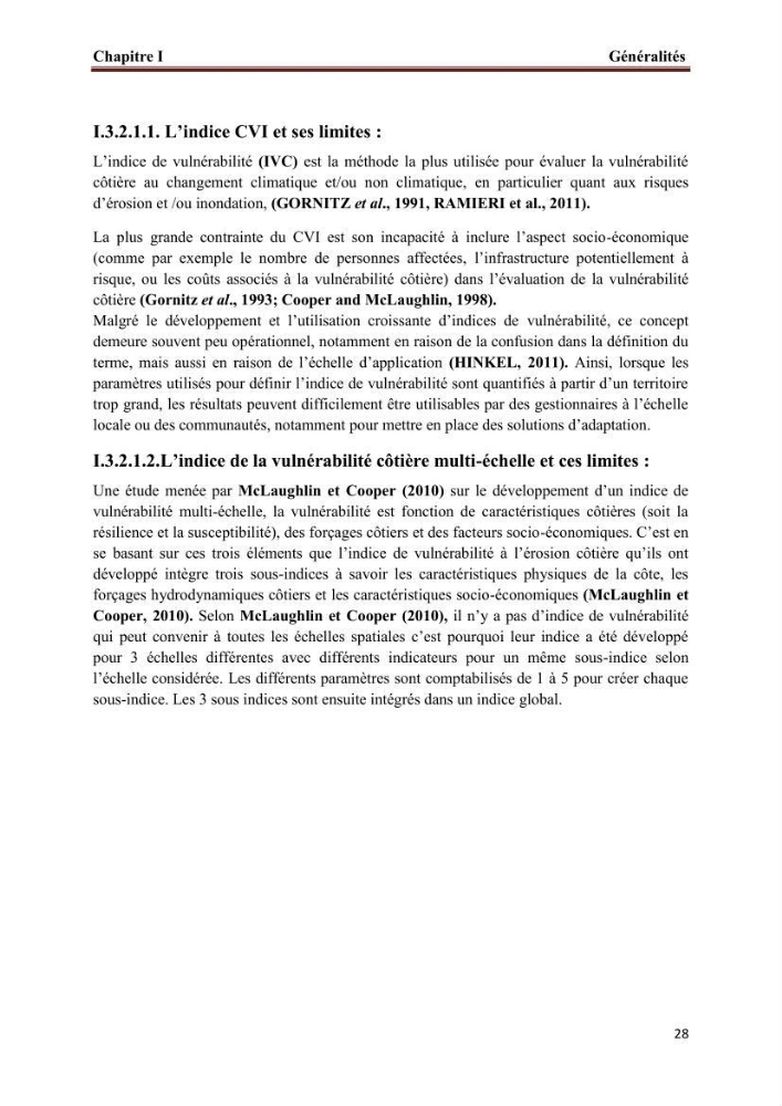 Apport de la variable socio-économique sur l\'évaluation de la vullnérabilité côtière