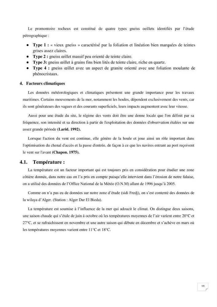Modélisation des processus hydro sédimentaire de la partie ouest de Sidi Fredj